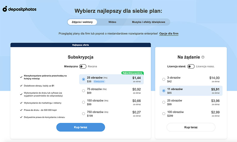 Zobacz ceny planów i pakietów
