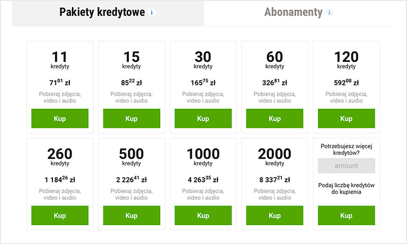 Sprawdź cennik Dreamstime