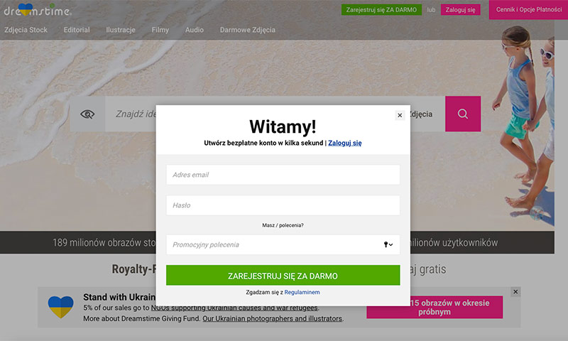 Zarejestruj się bezpłatnie